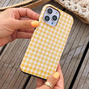 Tuscan Sun - Yellow Plaid Samsung Galaxy S23 Plus Case 24