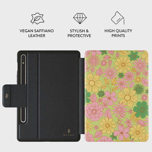 Amalfi Coast - Colorful Floral Samsung Galaxy Tab S9 Case 2