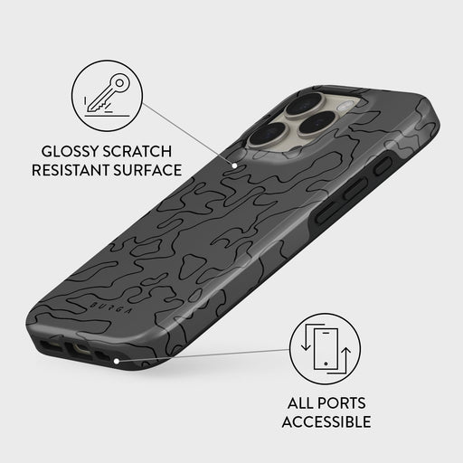 Black Rock - iPhone 16 Pro Case 3