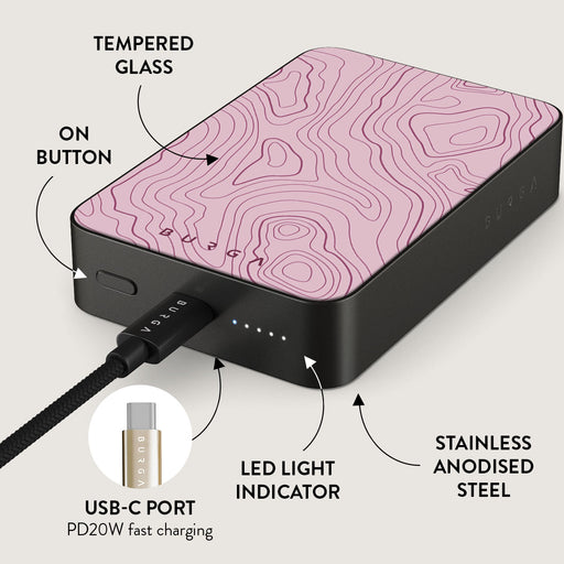 Maze - Magnetic Power Bank 25