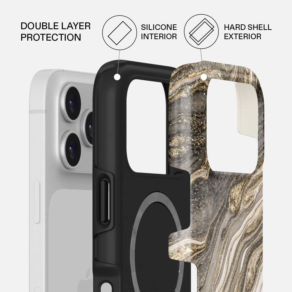 iPhone - ルアナ Endless Beauty - Luxury iPhone 17 Pro Case | BURGA