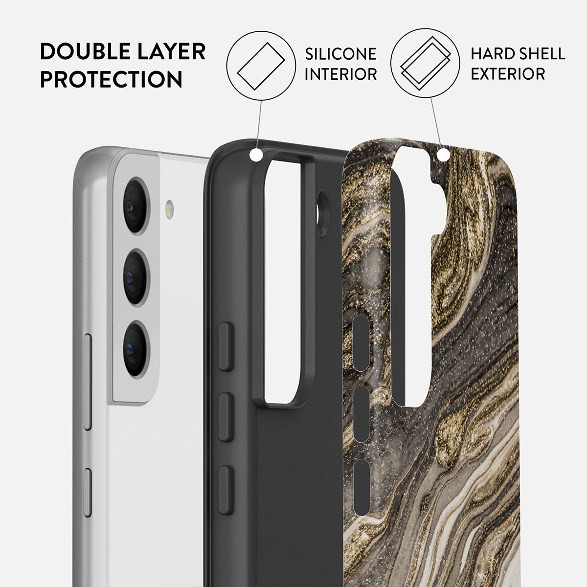 Samsung Galaxy S22 フィルム、BURGAケース付き Samsung Galaxy S22 Cases | Stylish and Protective - BURGA