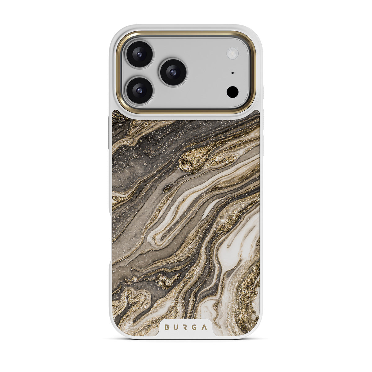 新品）BURGA シルバー iPhone17ケース　高級ライン Endless Beauty - Luxury iPhone 17 Pro Max Case | BURGA