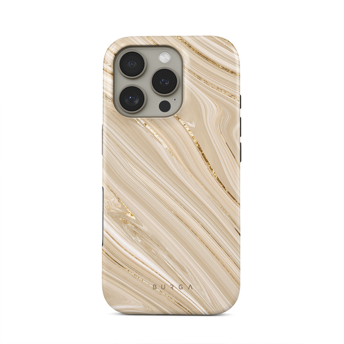 Full Glam - Beige iPhone 16 Pro Max Case | BURGA