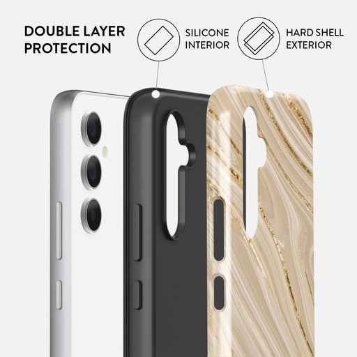 Full Glam - Beige Samsung Galaxy A55 Case 2