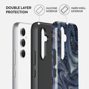 Navy Trench - Blue Samsung Galaxy A55 Case 2