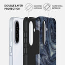 Navy Trench - Blue Samsung Galaxy A36 5G Case 2