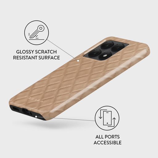 Simply Cream - Quilted Xiaomi 14T Case 3