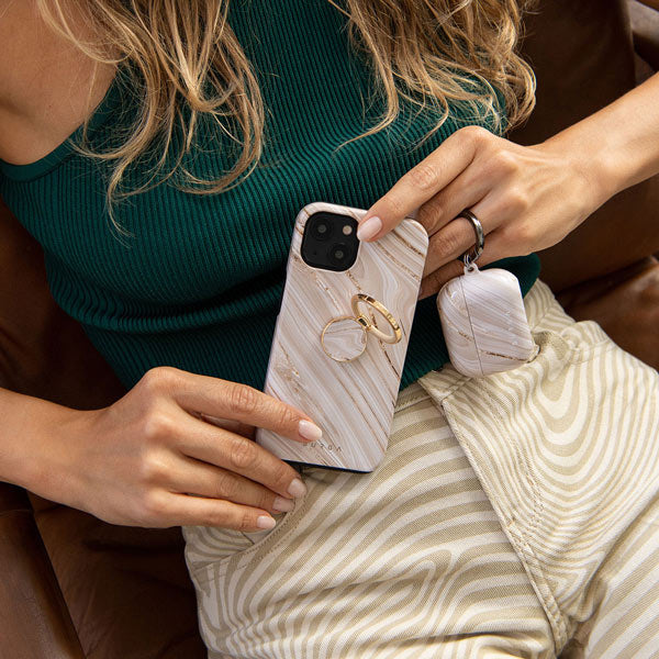 【新品】BURGA マーブルデザイン ハードケース　iPhone17 ベージュ Vanilla Sand - Marble iPhone 17 Pro Max Case | BURGA