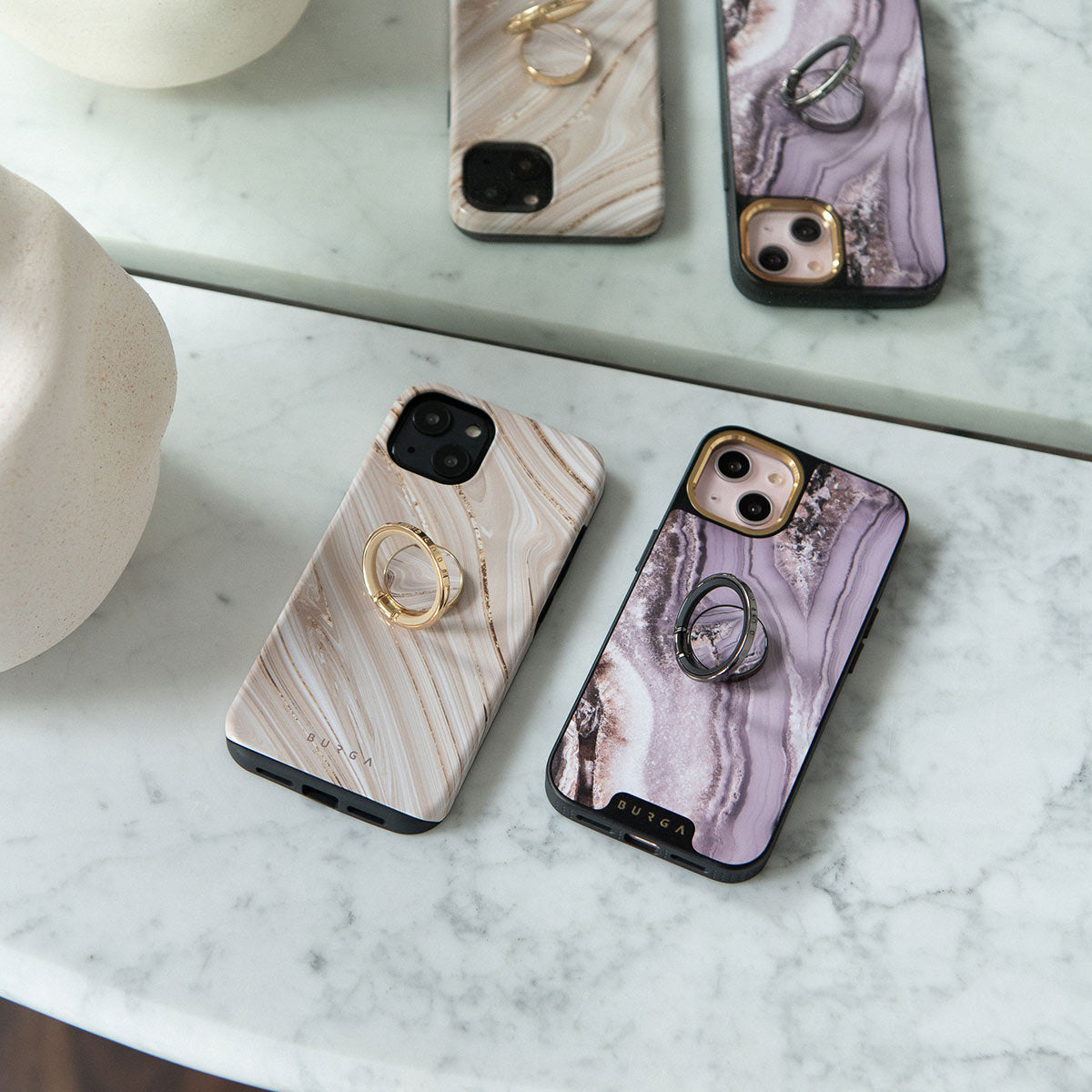 Full Glam - Beige iPhone 15 Case | BURGA