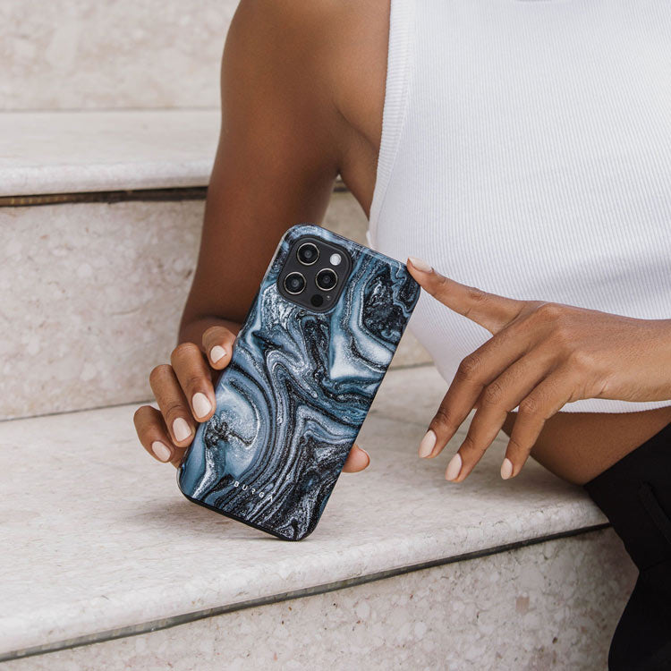 Navy Trench - Blue iPhone 16 Pro Case | BURGA