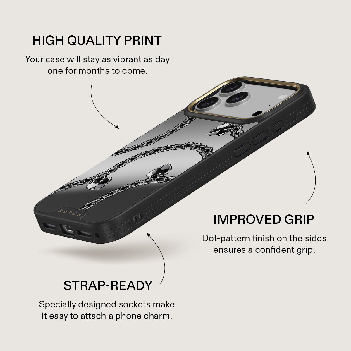 ブルガ BURGA iPhone17proケース ブラック ハート ブルガ BURGA iPhone17proケース ブラック ハート - メルカリ