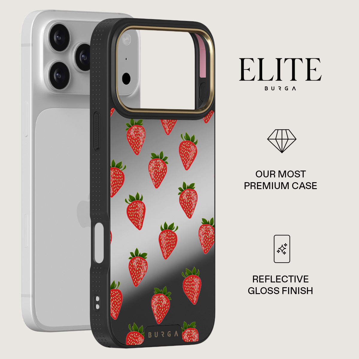 Strawberry Girl - iPhone 17 Pro Max Case | BURGA