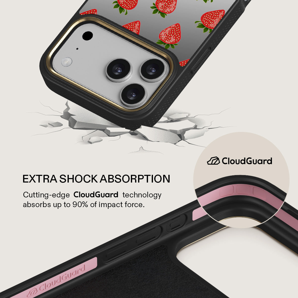 Strawberry Girl - iPhone 17 Pro Max Case | BURGA
