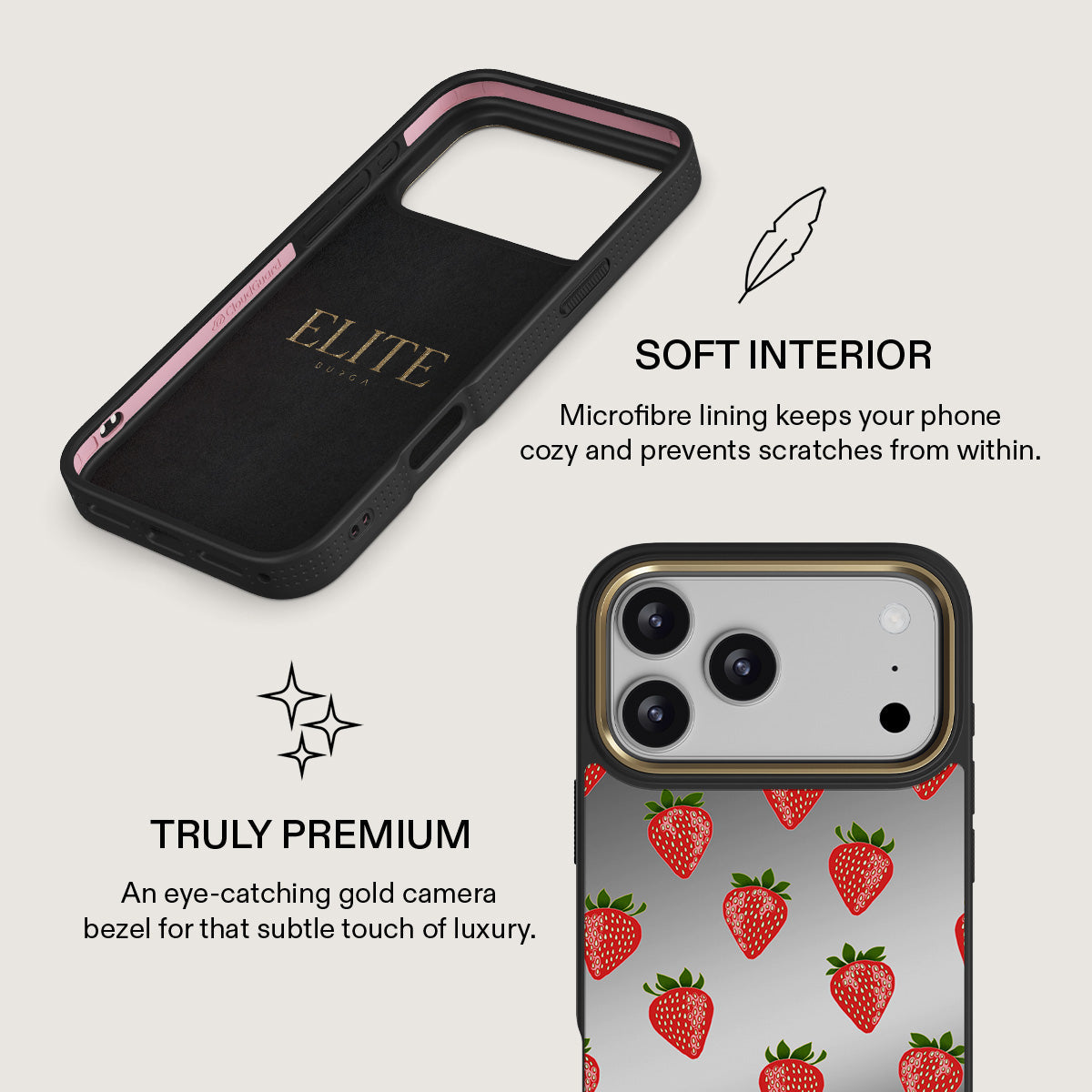 Strawberry Girl - iPhone 17 Pro Max Case | BURGA