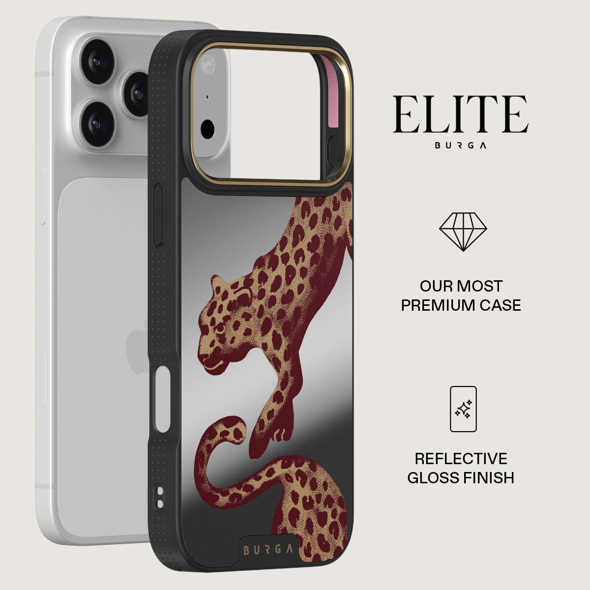 新品未使用）BURGA ELITE 牛柄 iPhone17高級ライン 新品）BURGA ELITE 牛柄 iPhone17ケース 高級ライン-激安通販 銀座