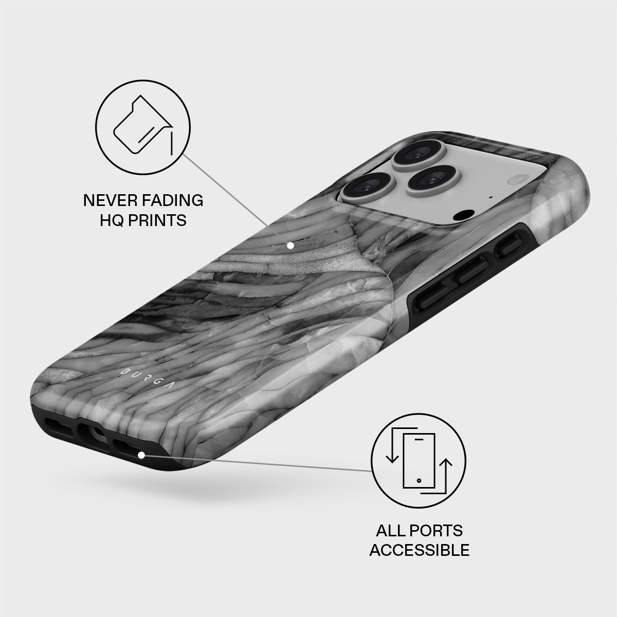 First Expedition - Gray iPhone 17 Pro Case | BURGA