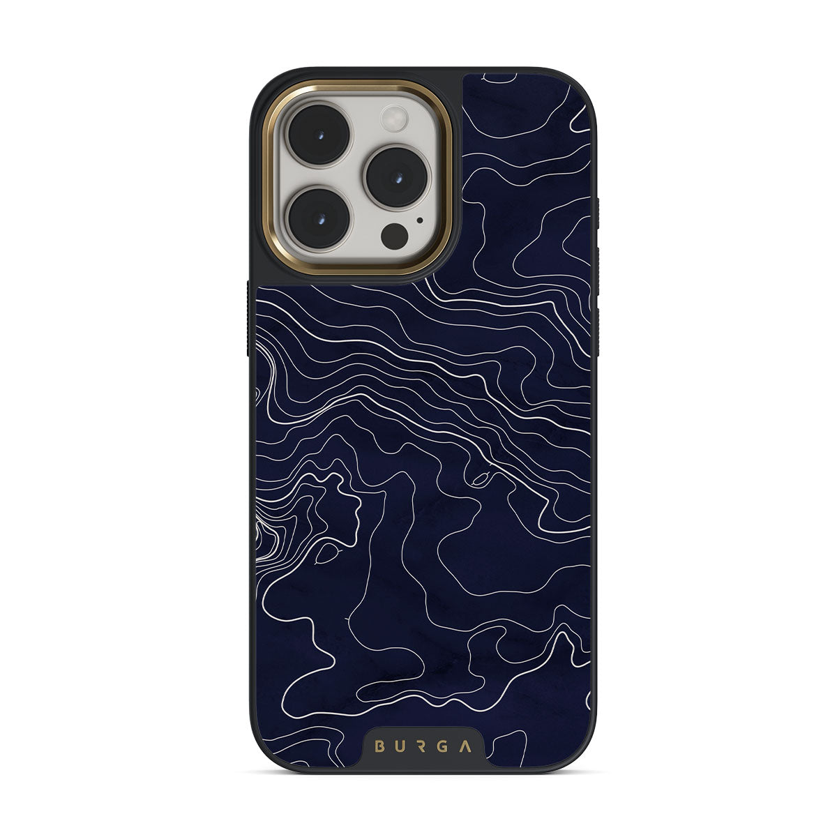 Drifting Shores - Line Art iPhone 15 Pro Case | BURGA