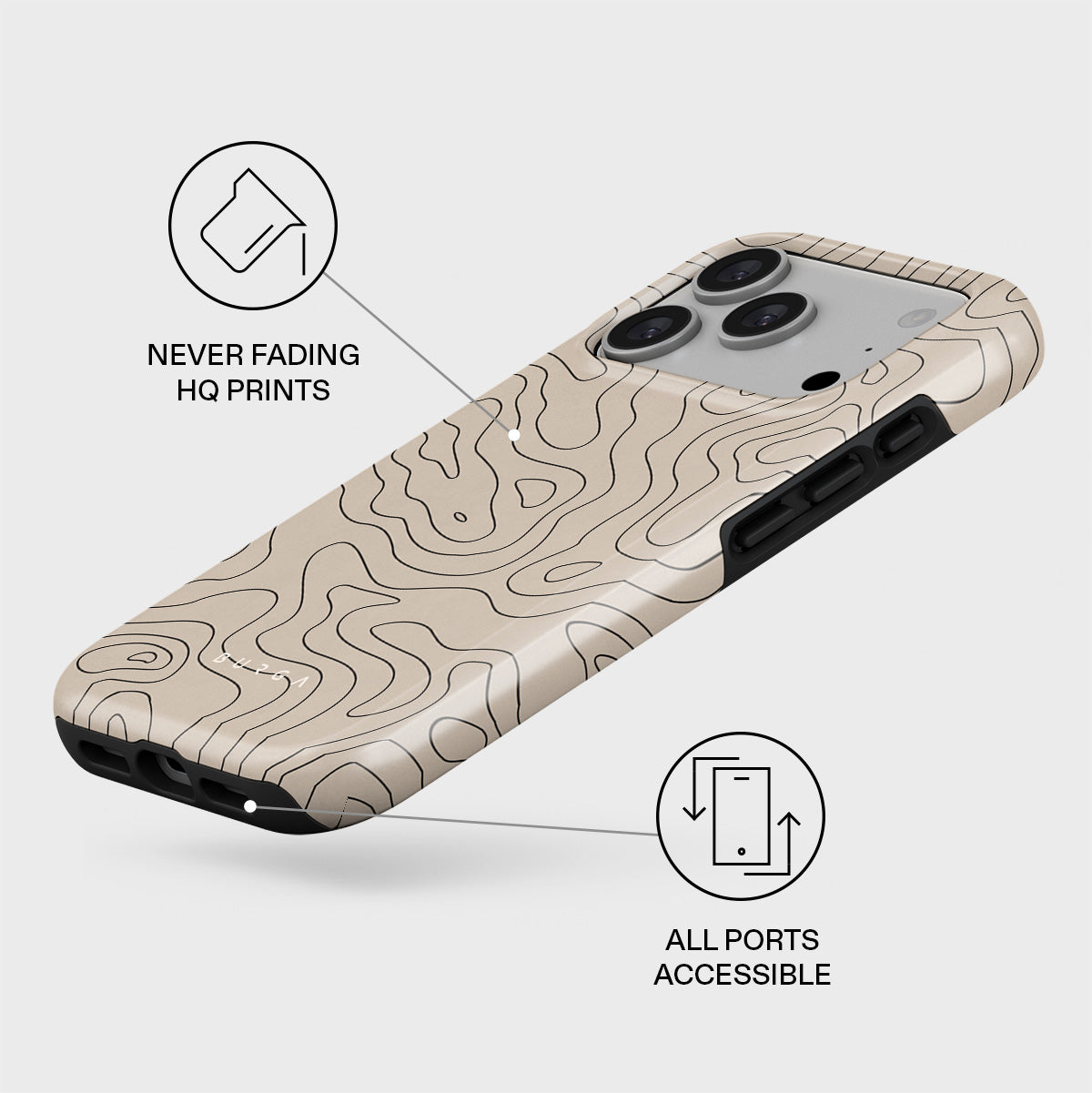 Wild Terrain - Minimalist iPhone 17 Pro Case | BURGA