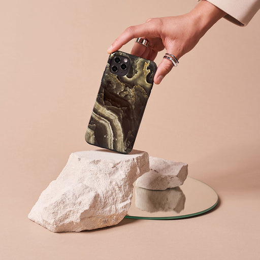 Misty Forest - Green Marble Samsung Galaxy S25 Case 8
