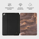 Fire Wood - Brown Marble iPad 9.7 (6th/5th Gen) Case 2