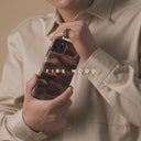 Fire Wood - Brown Marble Samsung Galaxy A25 Case 5