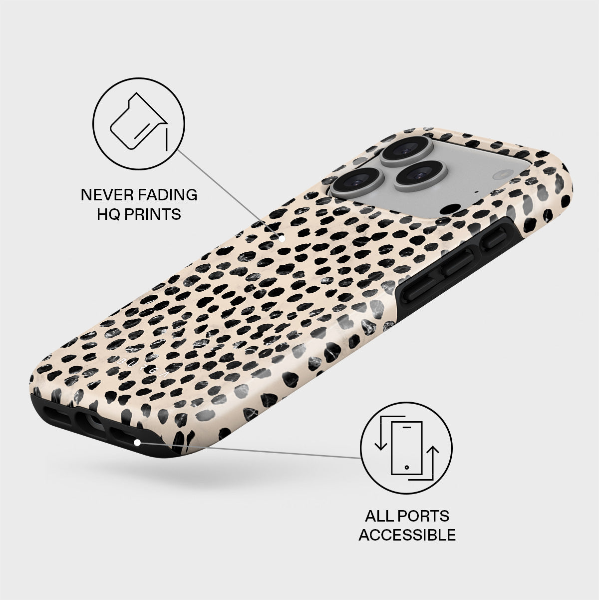 Almond Latte - Cute iPhone 17 Pro Case | BURGA