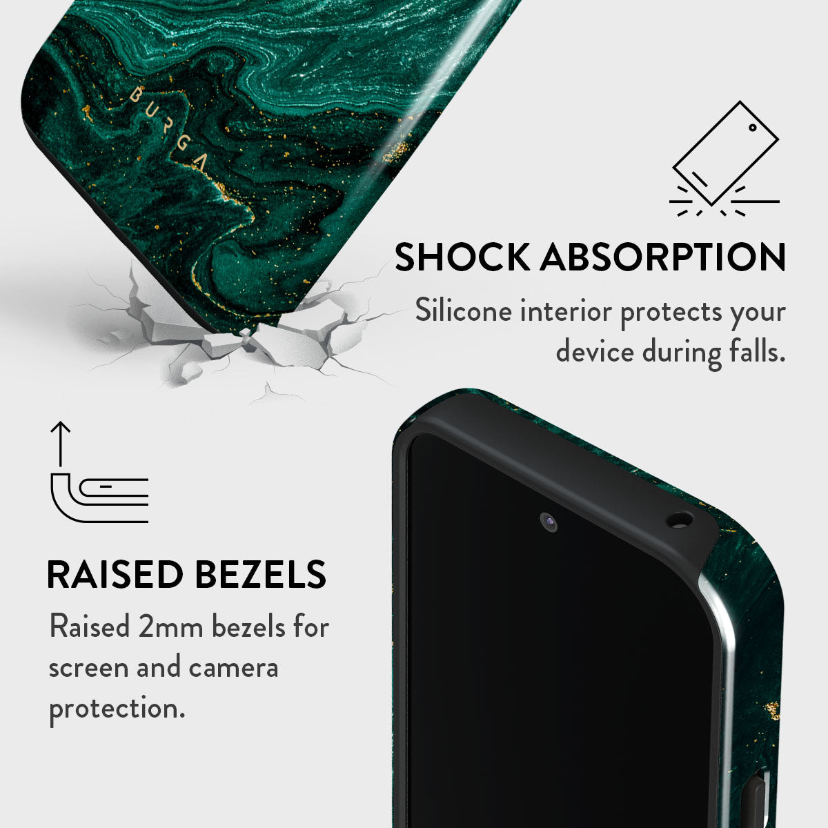 Emerald Pool - Elegant Google Pixel 9 Pro Case | BURGA