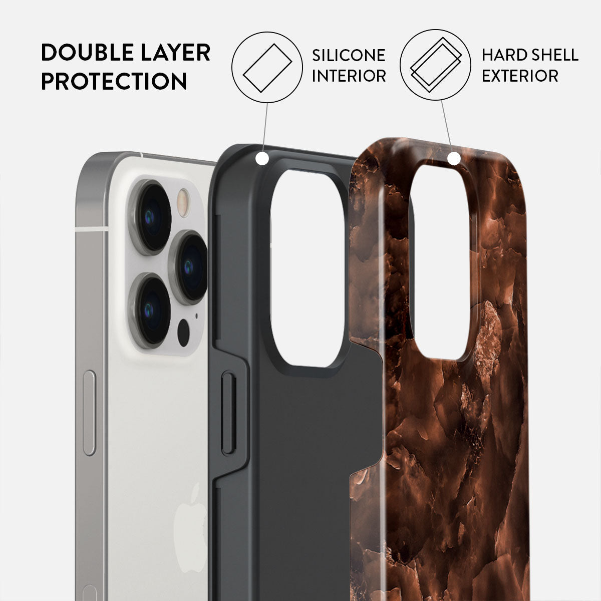 Toasted Chestnut - Brown iPhone 13 Pro Case | BURGA