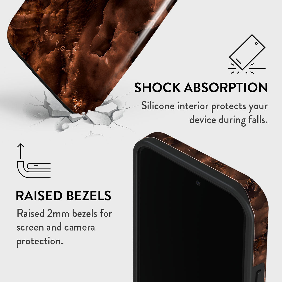 Toasted Chestnut - Brown iPhone 14 Pro Case | BURGA