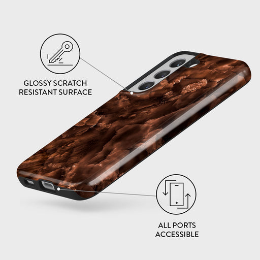 Toasted Chestnut - Brown Samsung Galaxy S22 Case 7