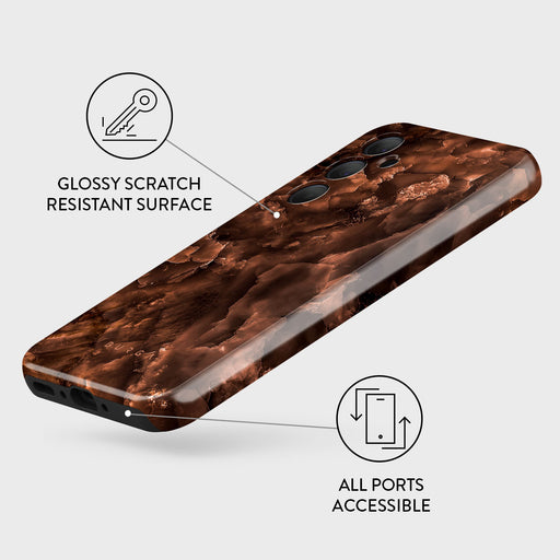 Toasted Chestnut - Brown Samsung Galaxy A35 Case 3