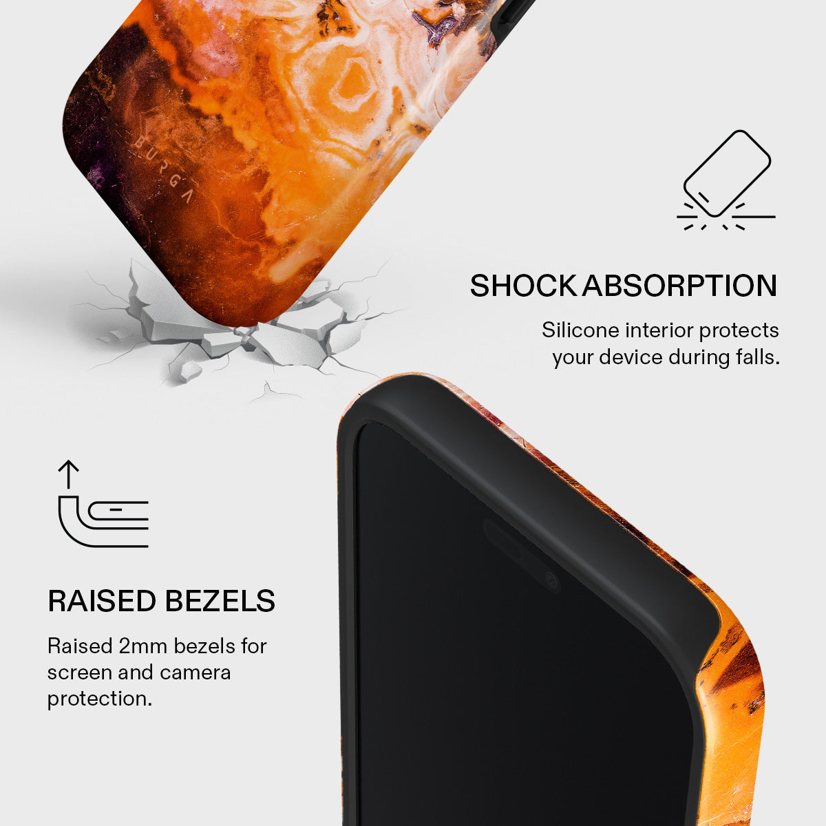 Pumpkin Spice - Orange iPhone 17 Pro Max Case | BURGA