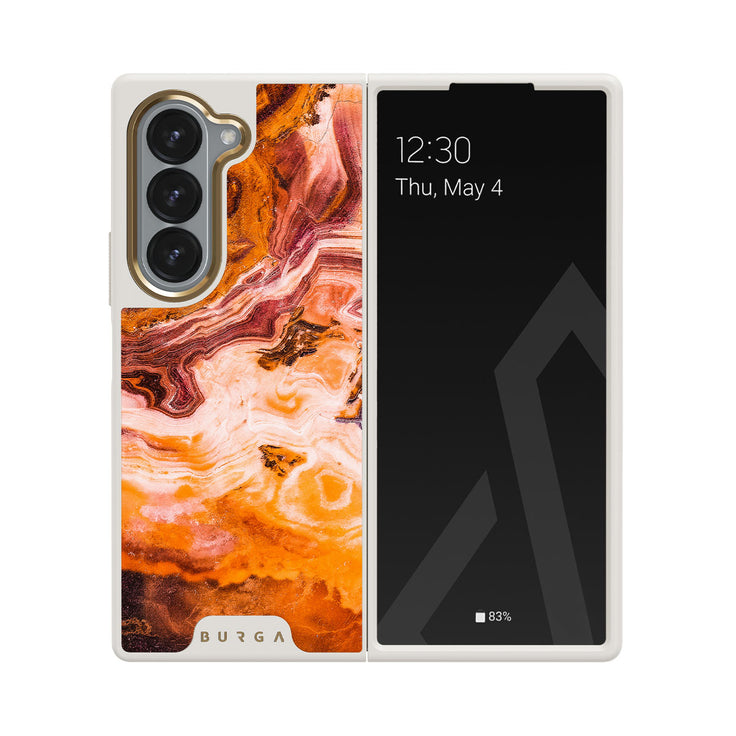 Pumpkin Spice - Orange Samsung Galaxy Z Fold 6 Case