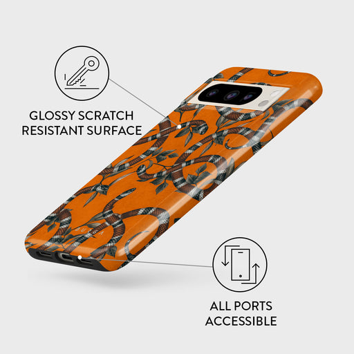 Bitter Apricot - Snake Google Pixel 8 Pro Case 3