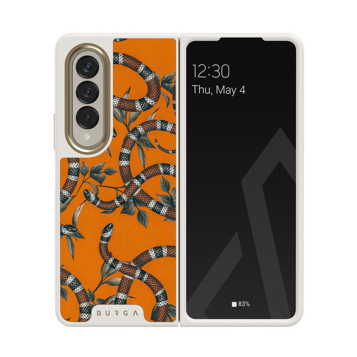 Bitter Apricot - Snake Samsung Galaxy Z Fold 4 Case