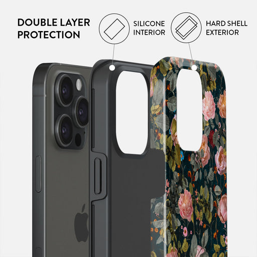 Bloomy Garden - Vintage iPhone 15 Pro Case 6