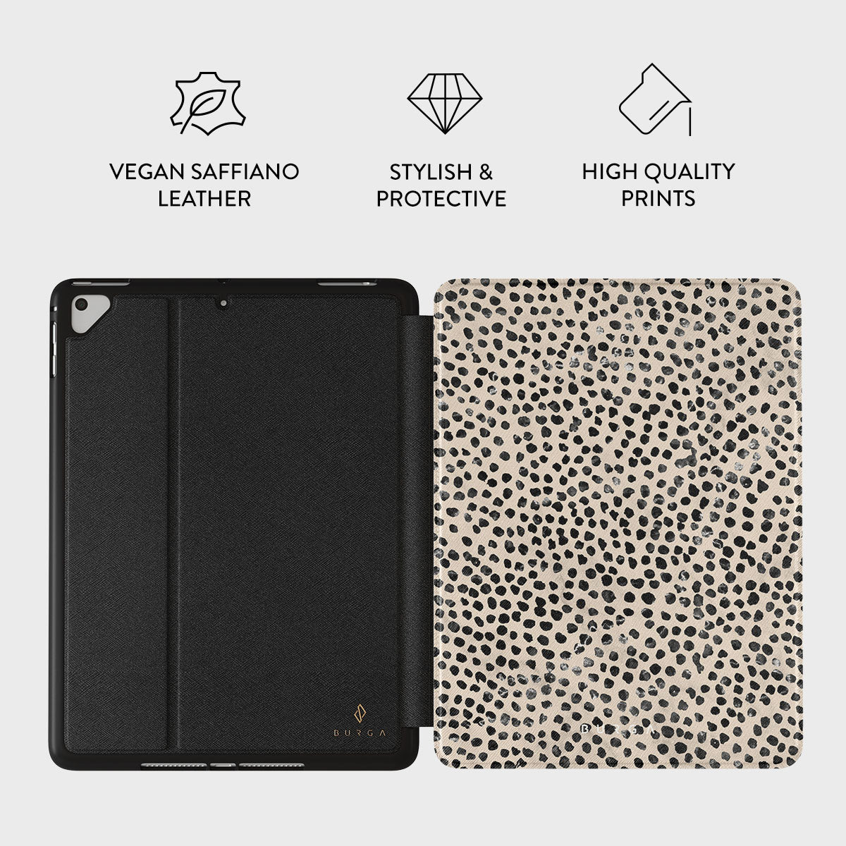 Almond Latte - Cute iPad 9.7 (6th/5th Gen) Case | BURGA