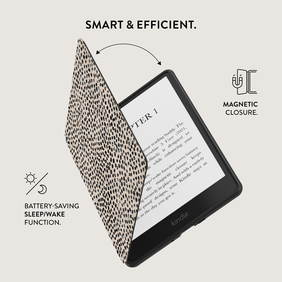 Almond Latte - Cute Kindle Paperwhite (11th Gen) Case | BURGA