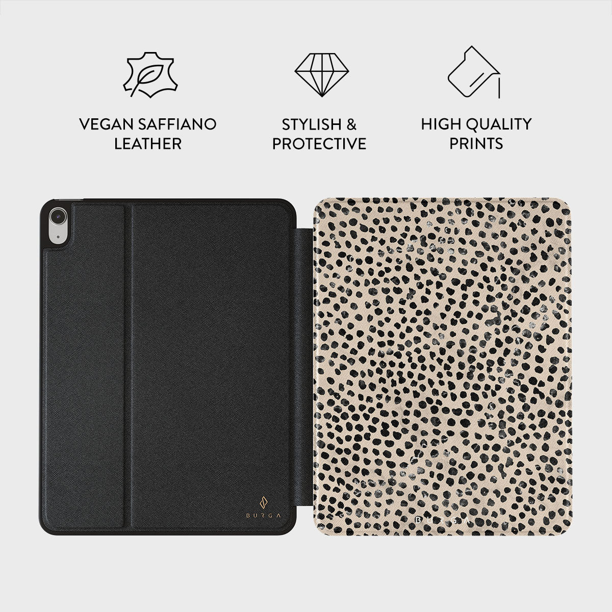 BURGA iPad Air 10.9 (5th/4th Gen) ケース Almond Latte - Cute iPad Air 10.9 (5th/4th Gen) Case | BURGA