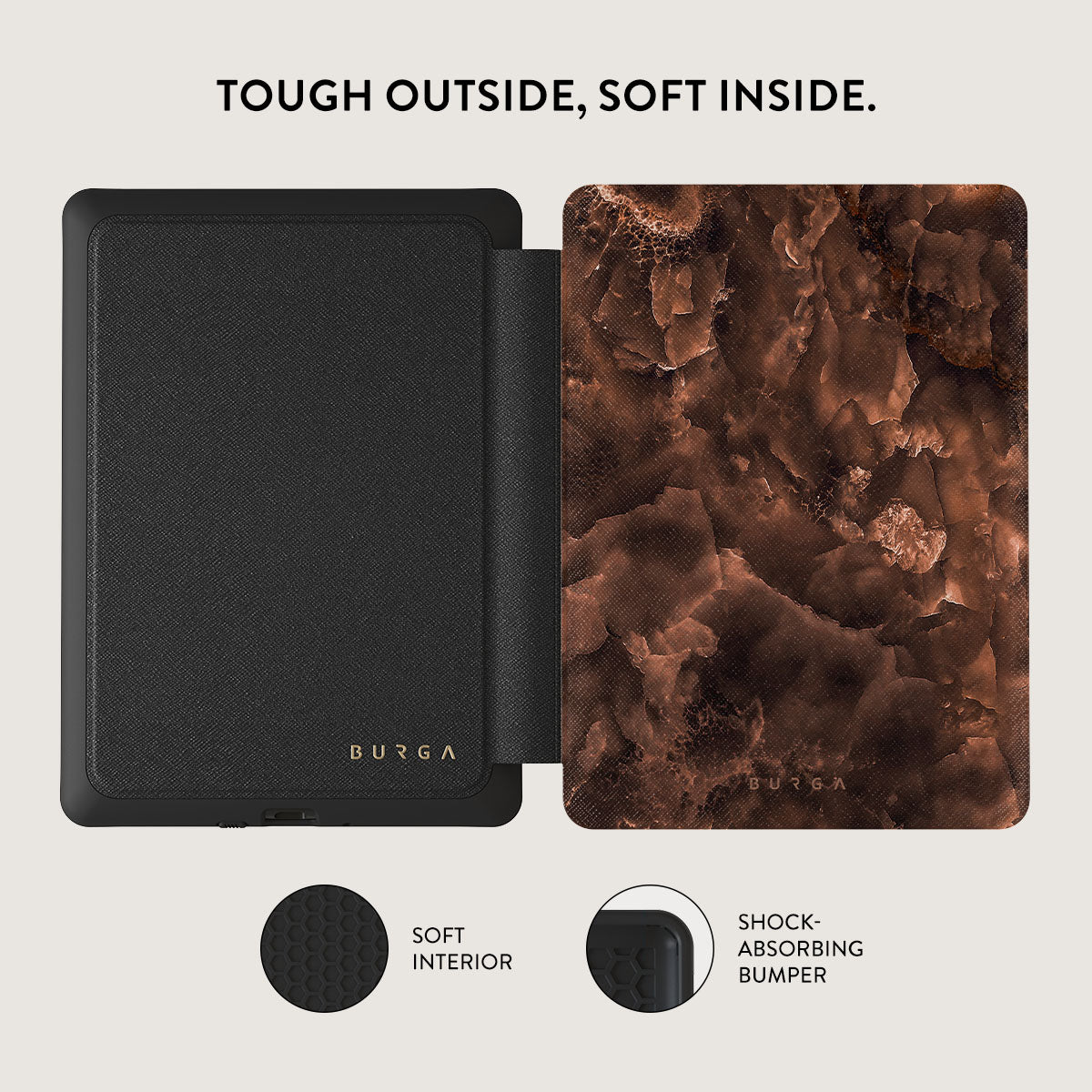 Toasted Chestnut - Brown Kindle Paperwhite (11th Gen) Case | BURGA