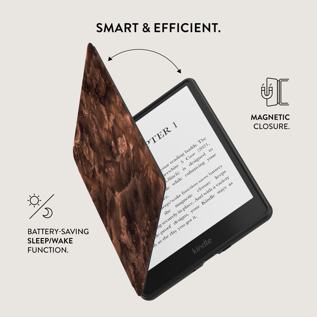 Toasted Chestnut - Brown Kindle Paperwhite (11th Gen) Case | BURGA