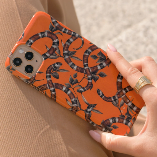 Bitter Apricot - Snake iPhone 17 Pro Max Case | BURGA
