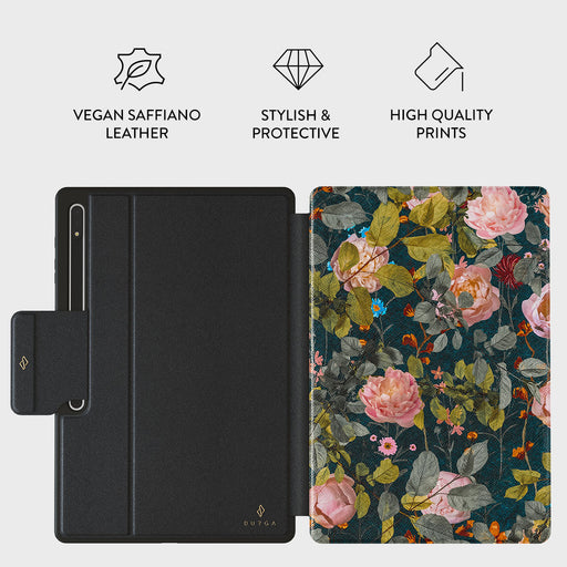 Bloomy Garden - Vintage Samsung Galaxy Tab S8 Ultra Case 2