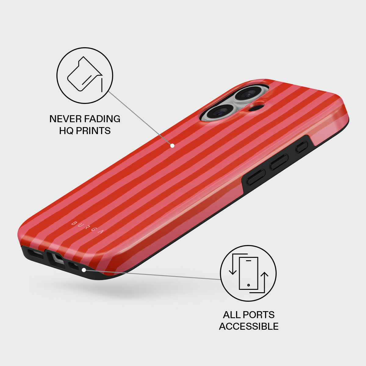 Pomegranate - iPhone 16 Case | BURGA