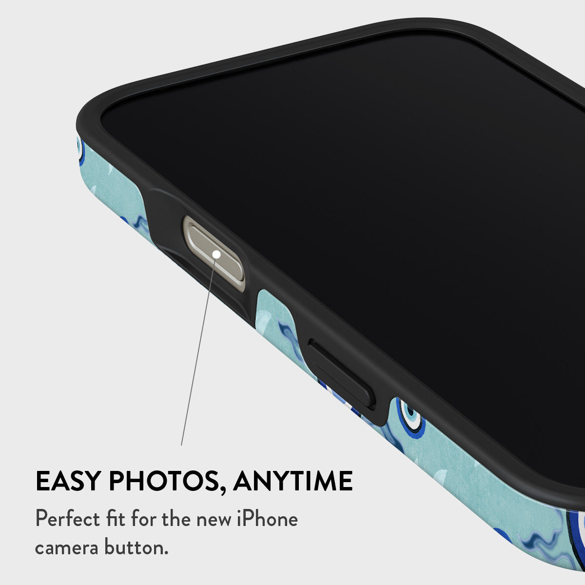 iPhone 16 Pro Max Case, Blue Gaze | BURGA