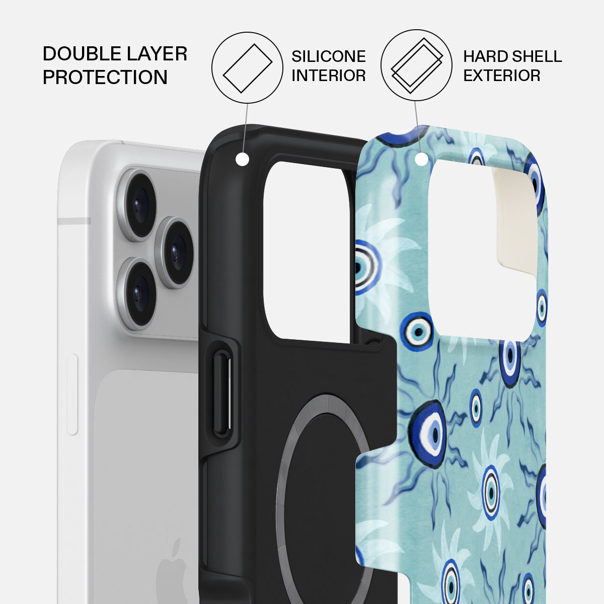 Blue Gaze - iPhone 17 Pro Max Case | BURGA