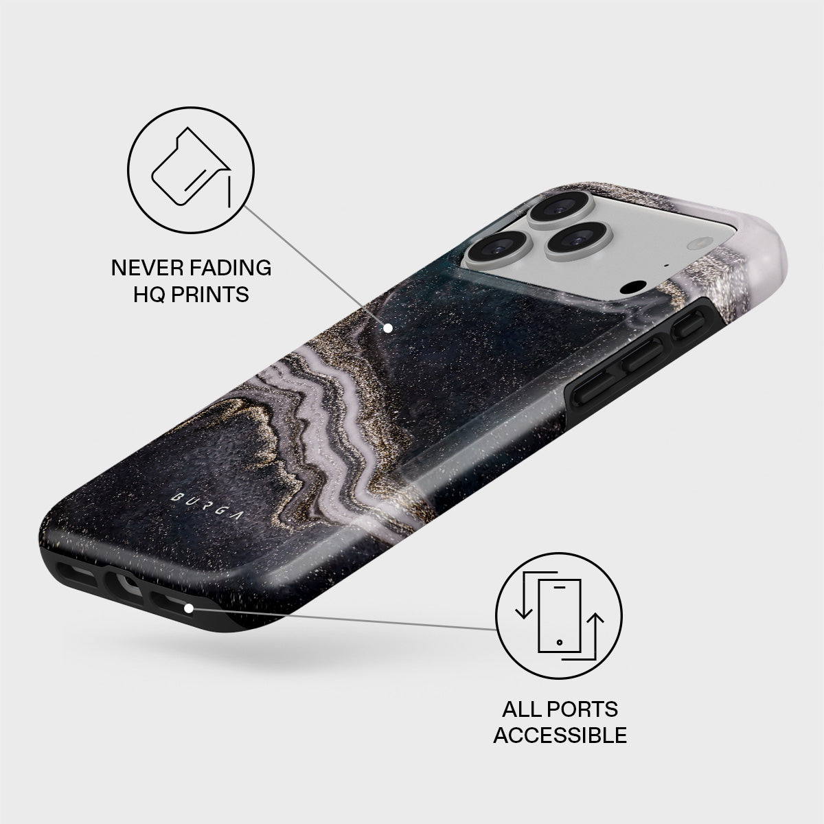 Magic Night - Beautiful iPhone 17 Pro Max Case | BURGA