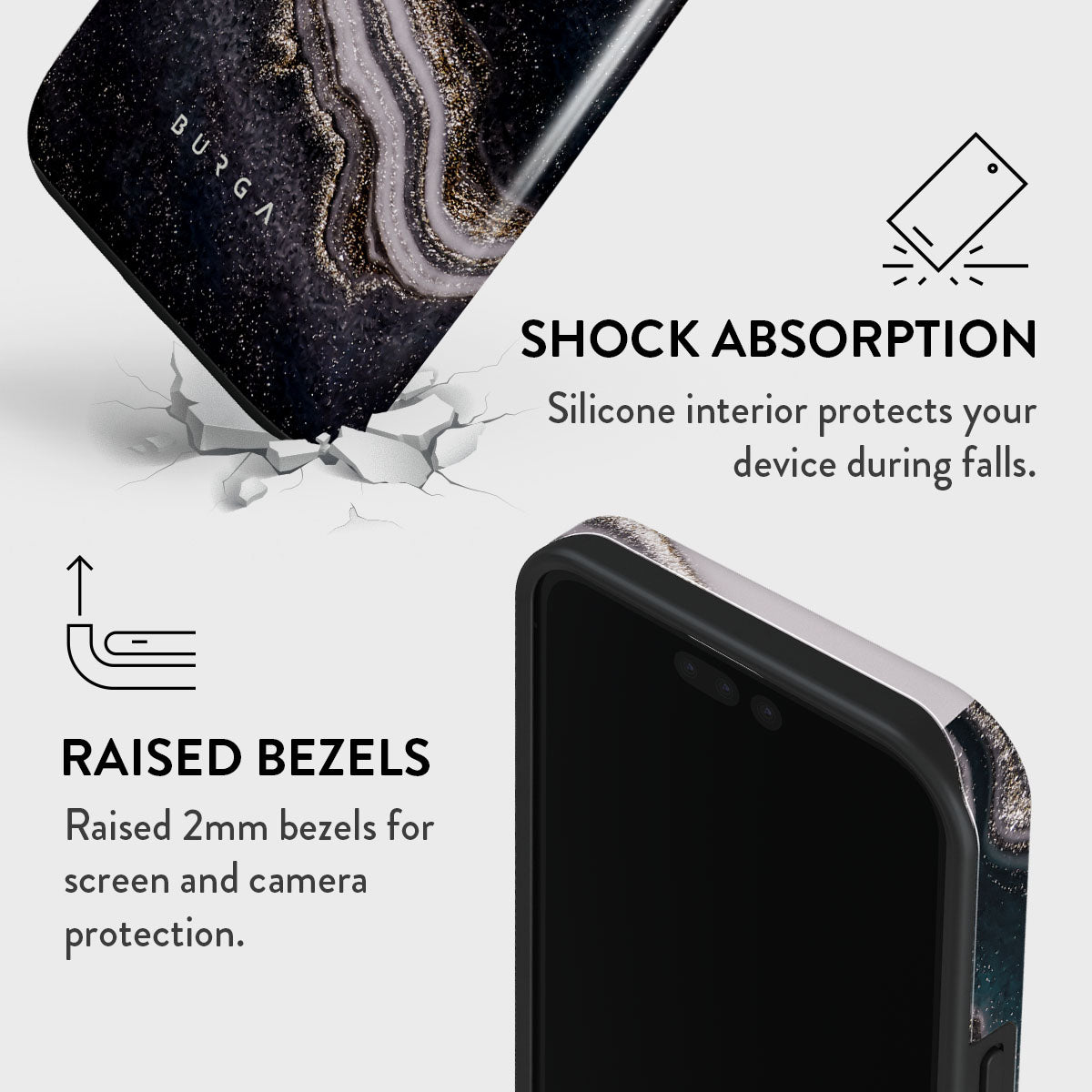 BURGA Velvet Night iPhone15ケース
Eliteゴールド Velvet Night - iPhone 15 Case | BURGA