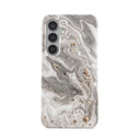 Snowstorm - Grey Marble Samsung Galaxy S24 Case 5